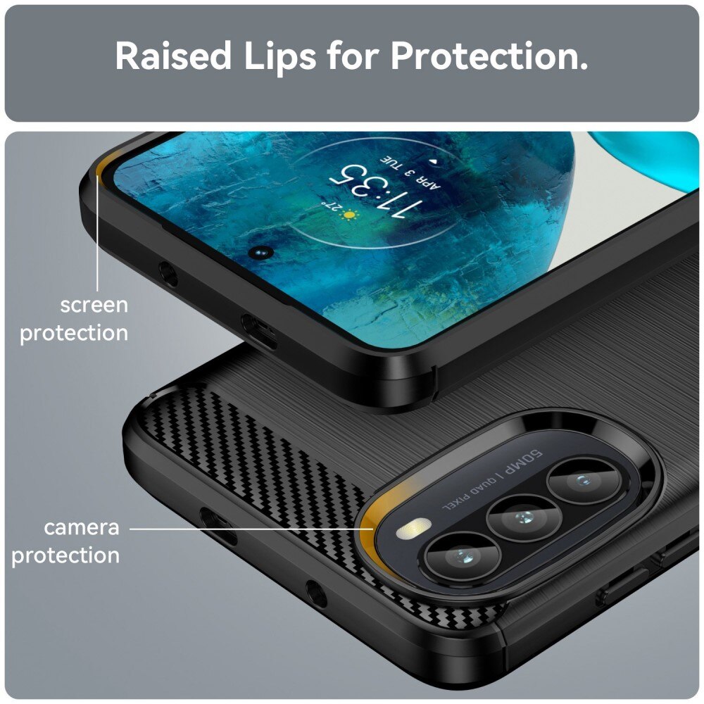 Coque TPU Brushed Motorola Moto G52, [FÄRG}