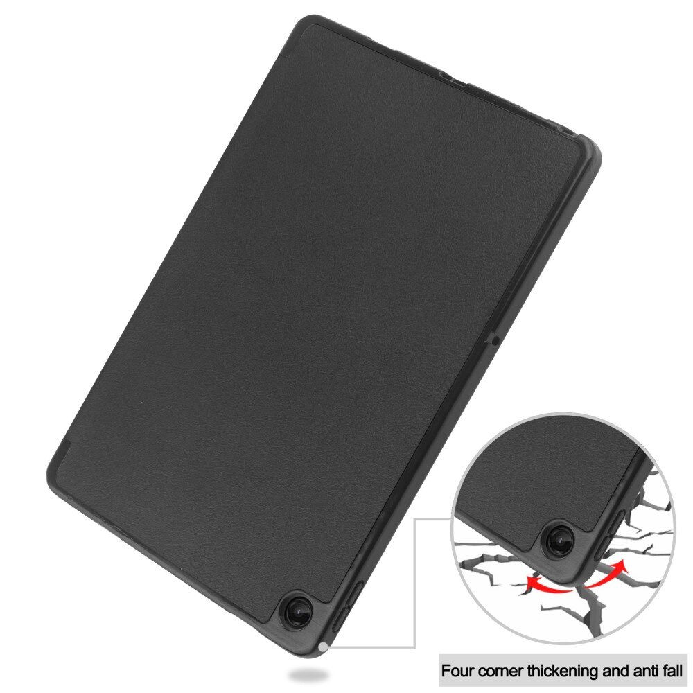 Étui Tri-Fold avec porte-stylo  Lenovo Tab M10 Plus (3rd gen), Noir