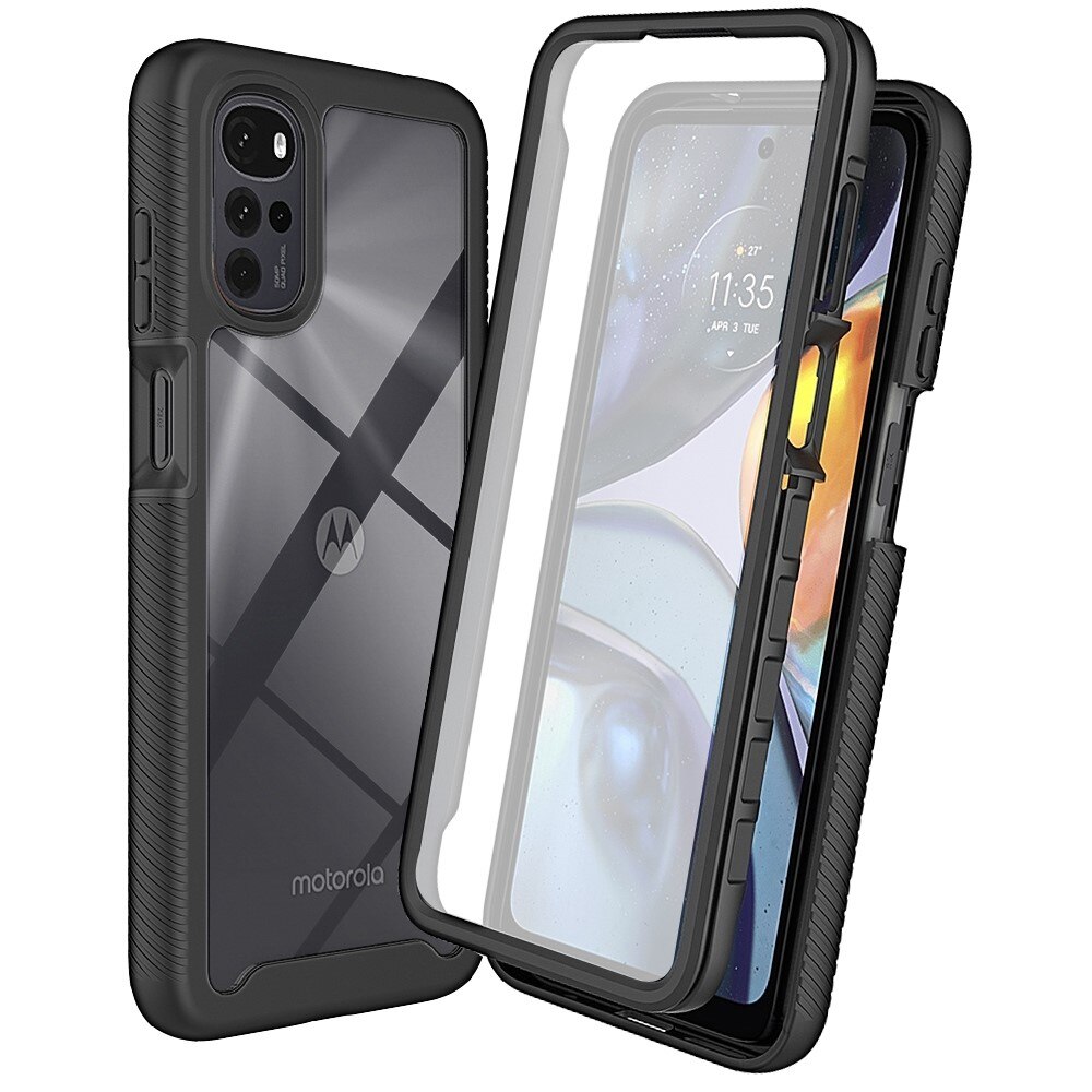 Coque Full Protection Motorola Moto G22, Noir