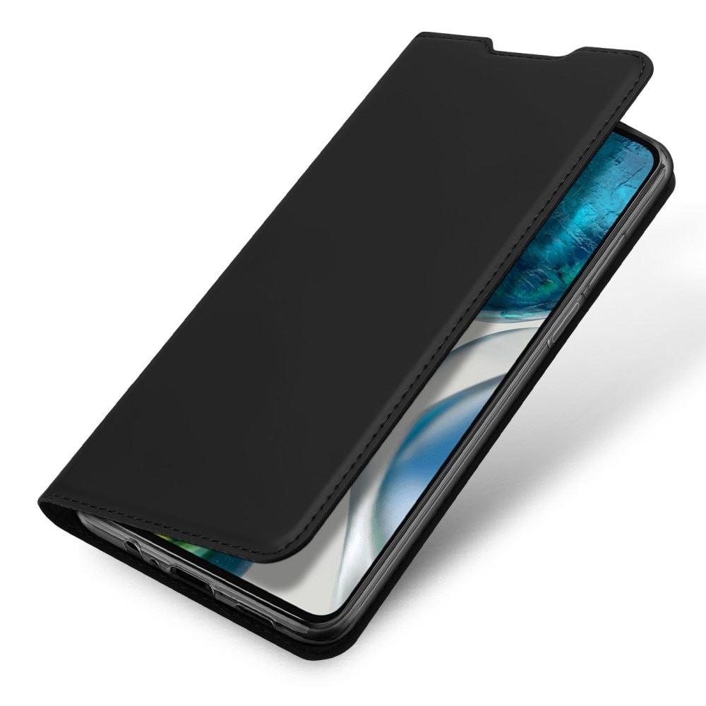 Étui portefeuille Skin Pro Series Motorola Moto G82/Moto G52, Noir