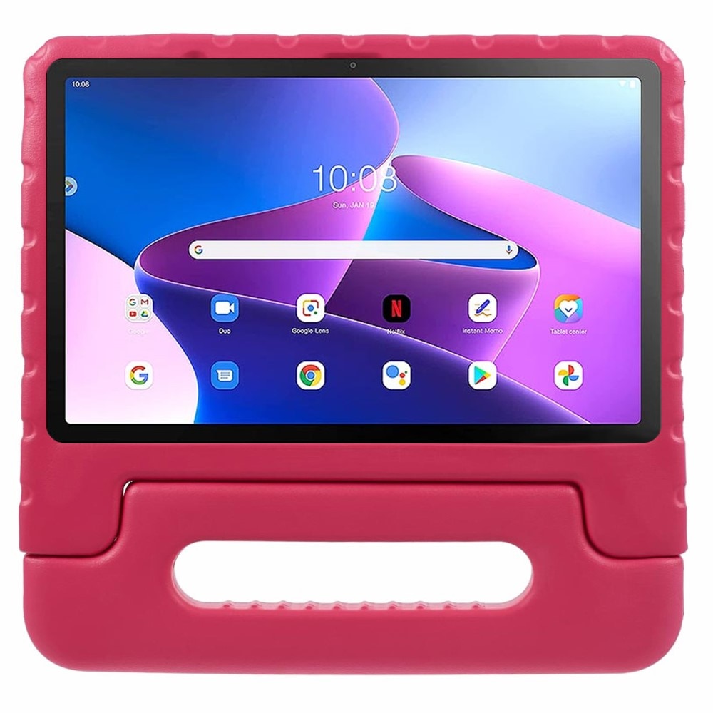 Coque antichoc pour enfants Lenovo M10 Plus (3rd gen) Rose