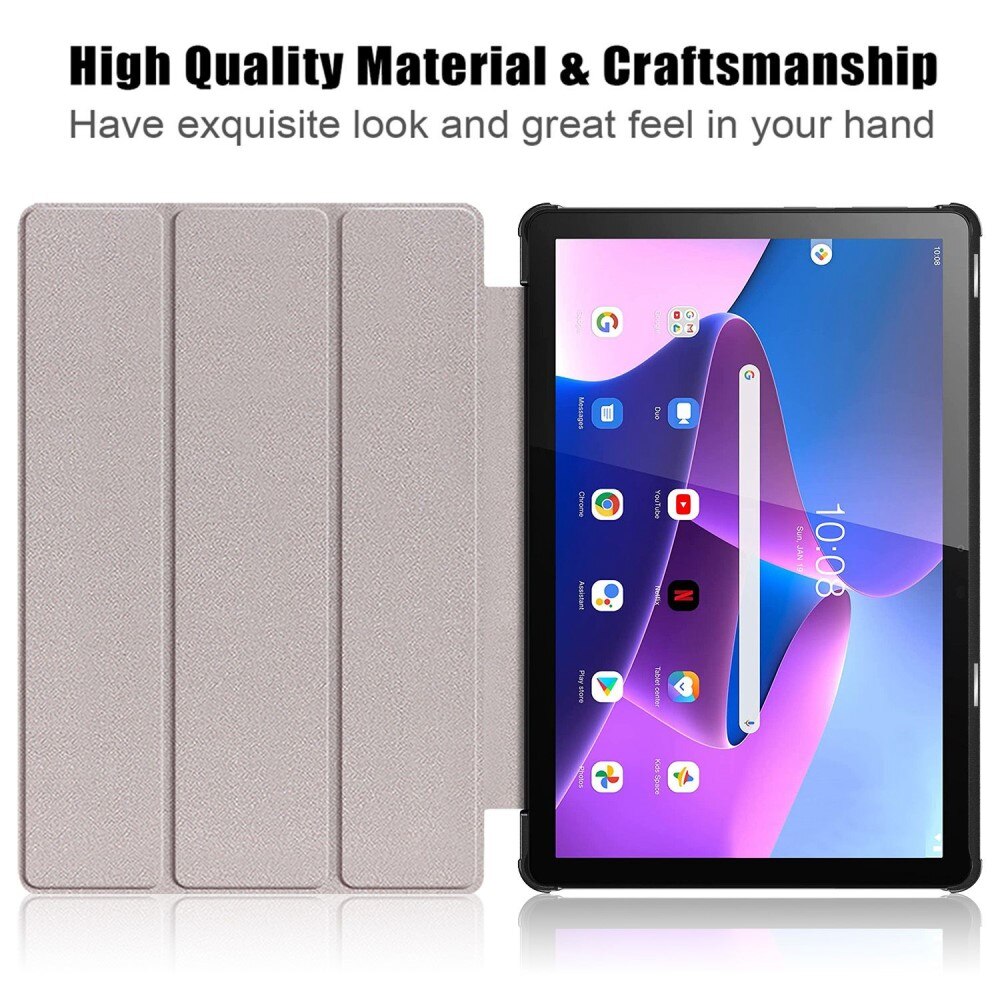 Étui Tri-Fold Lenovo Tab M10 (3rd gen) Fleurs de cerisier