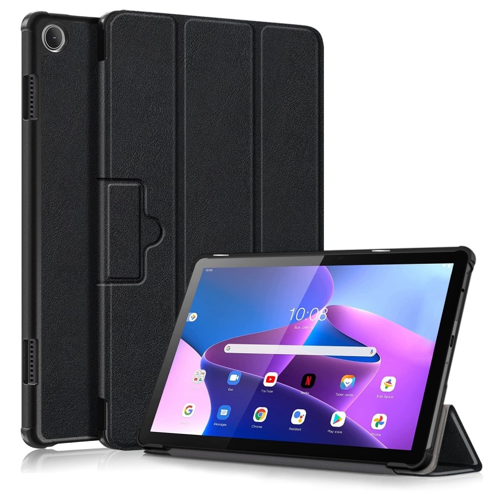 Étui Tri-Fold Lenovo Tab M10 (3rd Gen), Noir