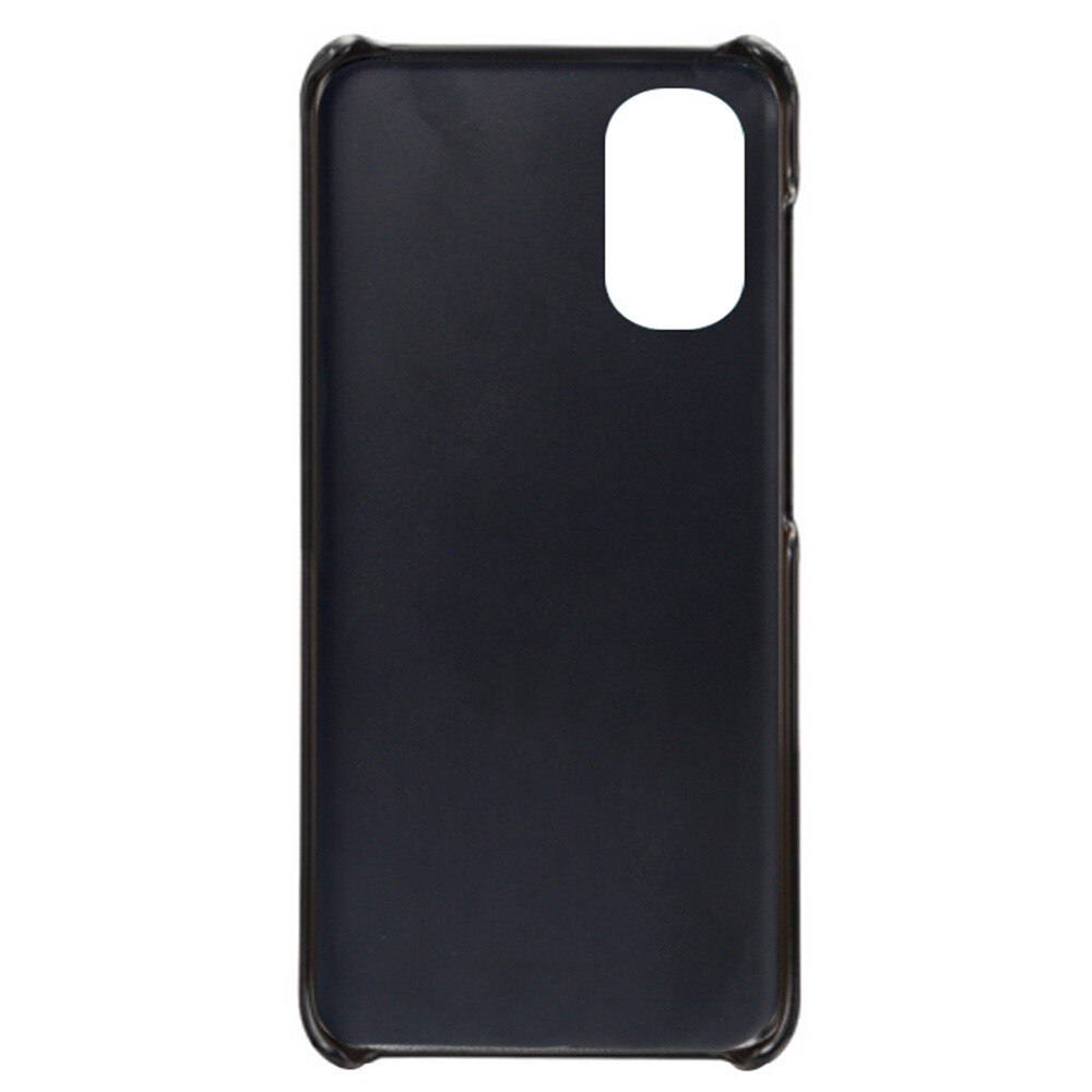 Coque Card Slots Motorola Moto E32, Noir