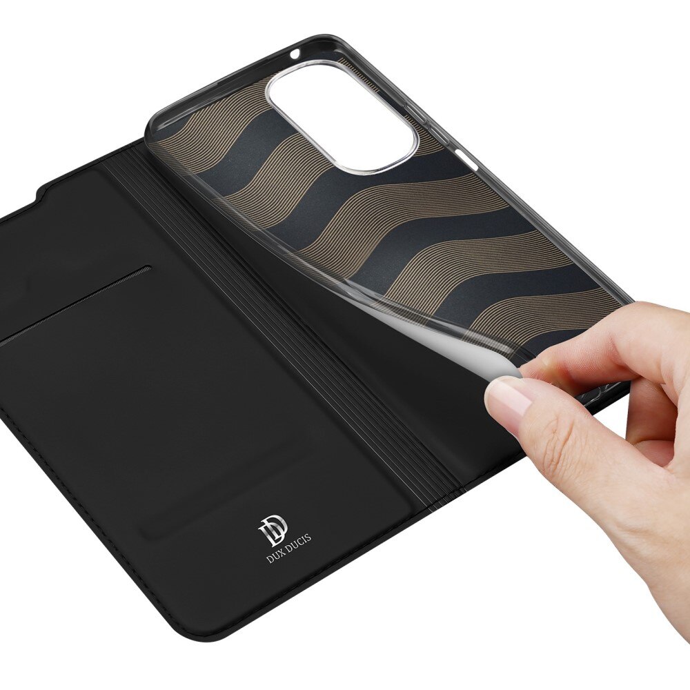 Étui portefeuille Skin Pro Series Motorola Edge 30, Noir