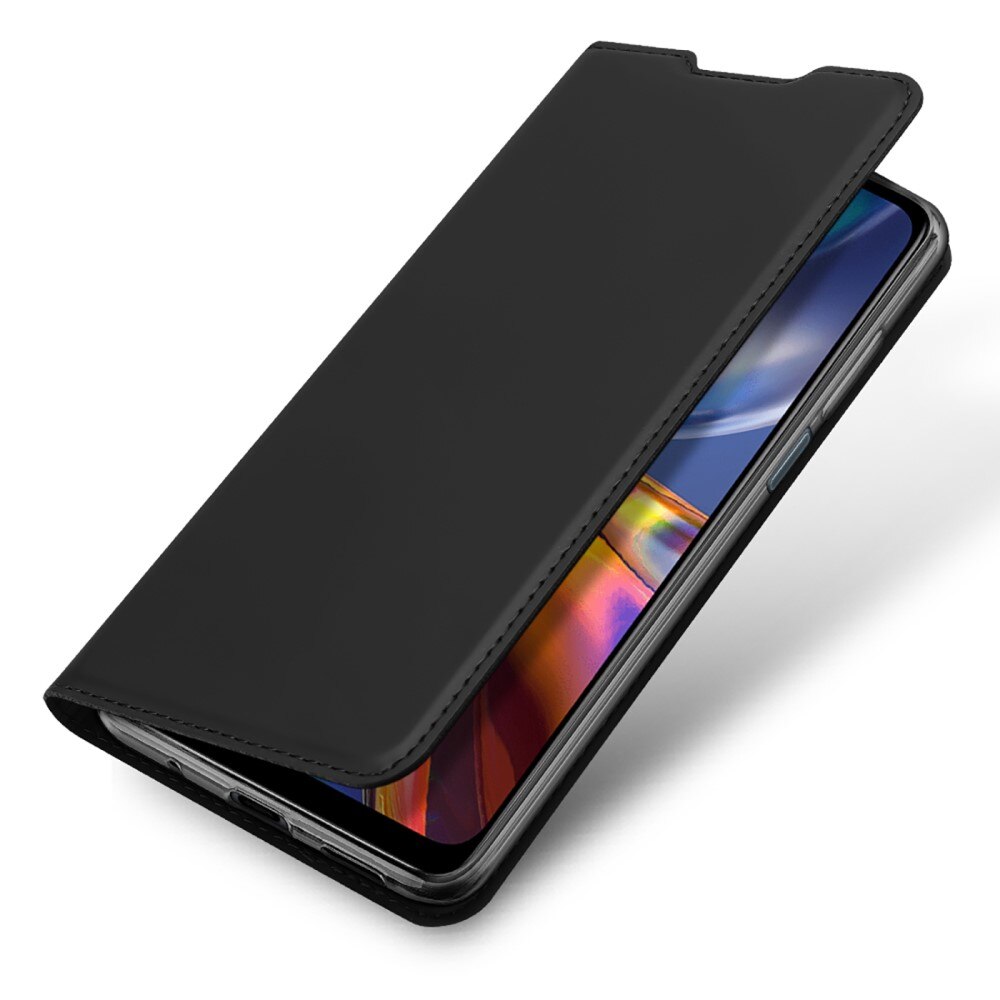 Étui portefeuille Skin Pro Series Motorola Moto E32, Noir