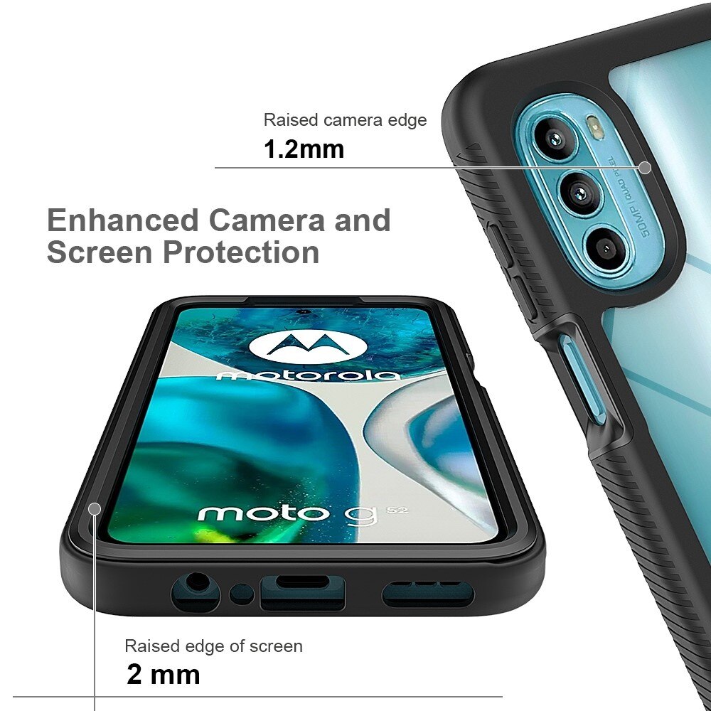 Coque Full Protection Motorola Moto G52, Noir