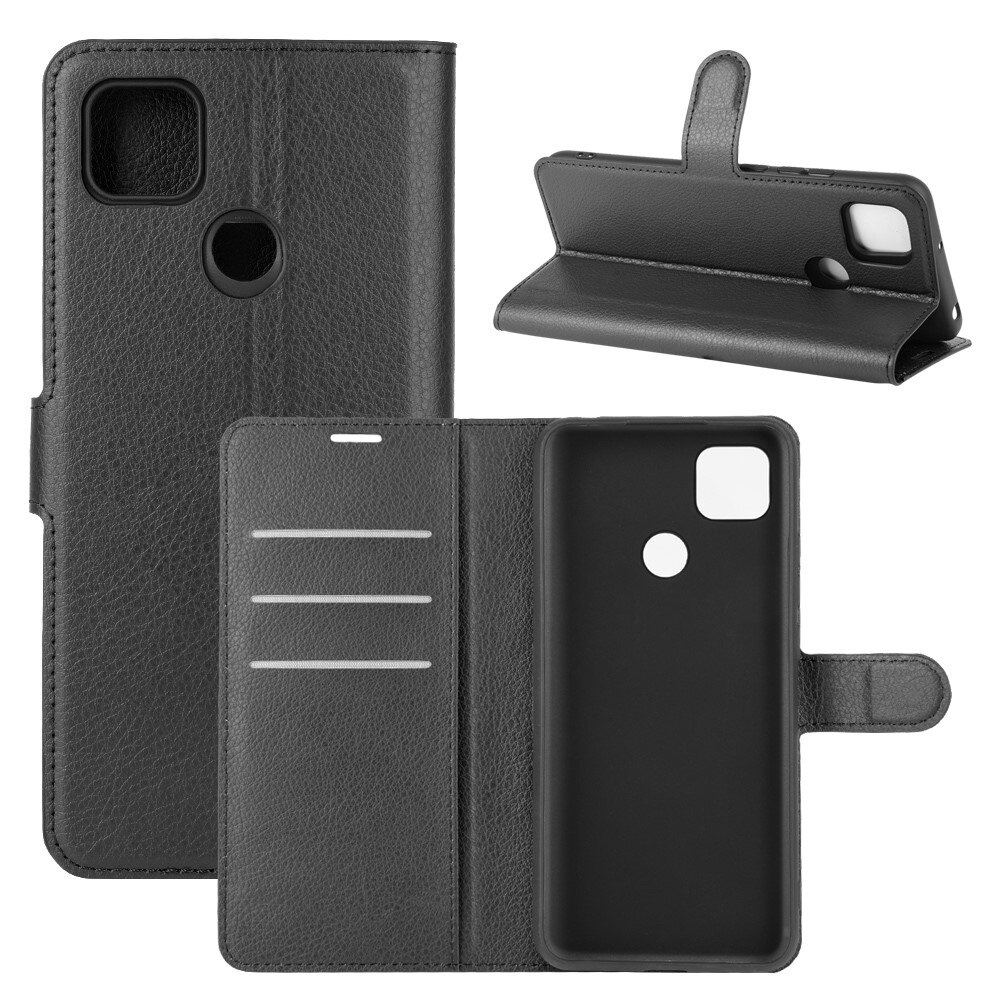 Coque portefeuille Xiaomi Redmi 9C Noir