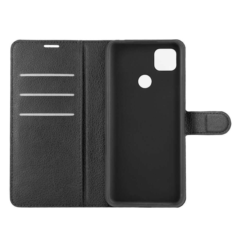 Coque portefeuille Xiaomi Redmi 9C, Noir