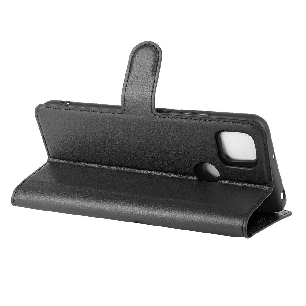 Coque portefeuille Xiaomi Redmi 9C, Noir