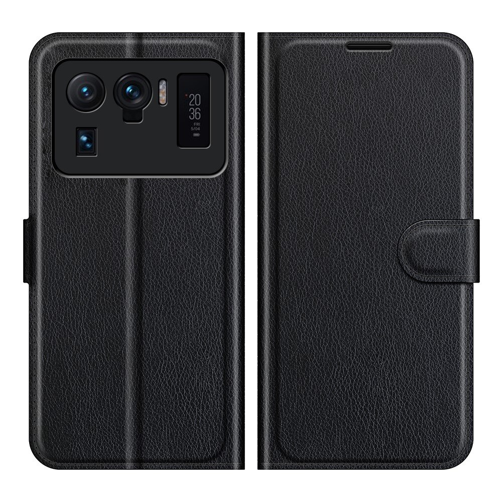 Coque portefeuille Xiaomi Mi 11 Ultra, Noir