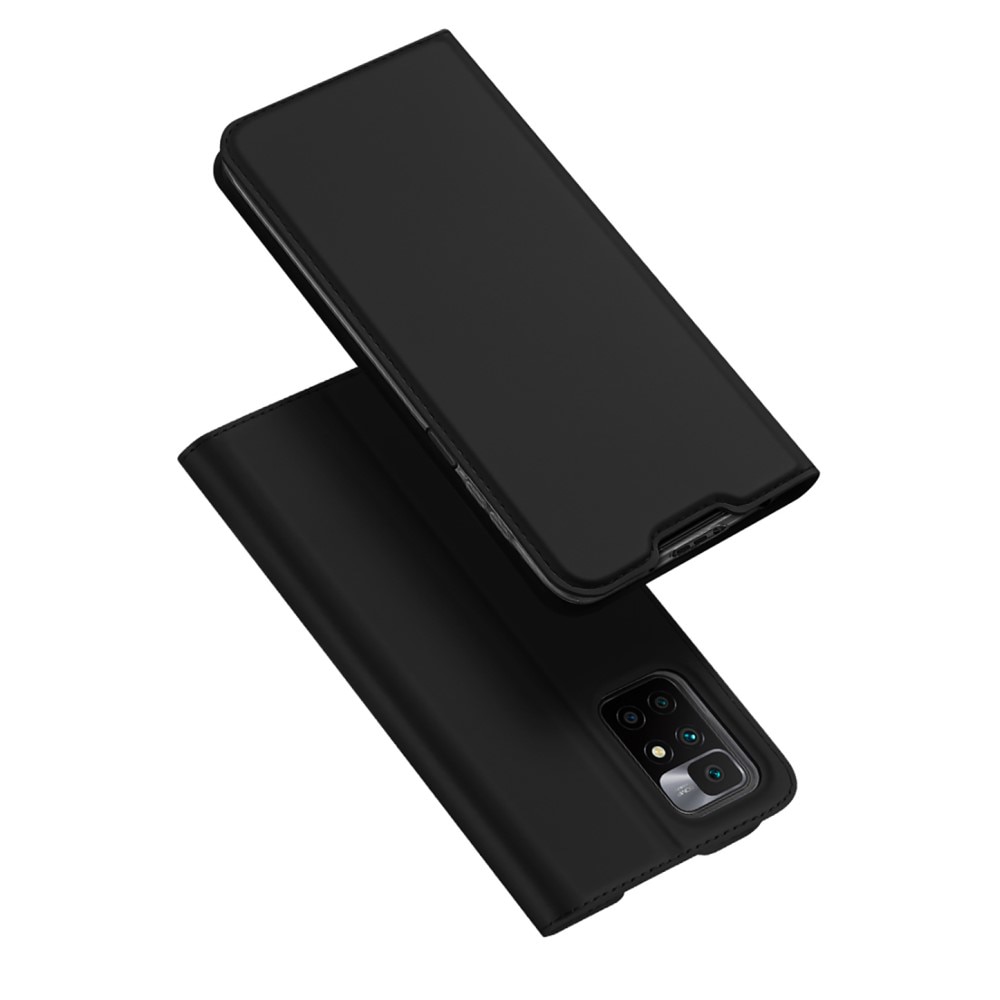 Étui portefeuille Skin Pro Series Xiaomi Redmi 10 Black