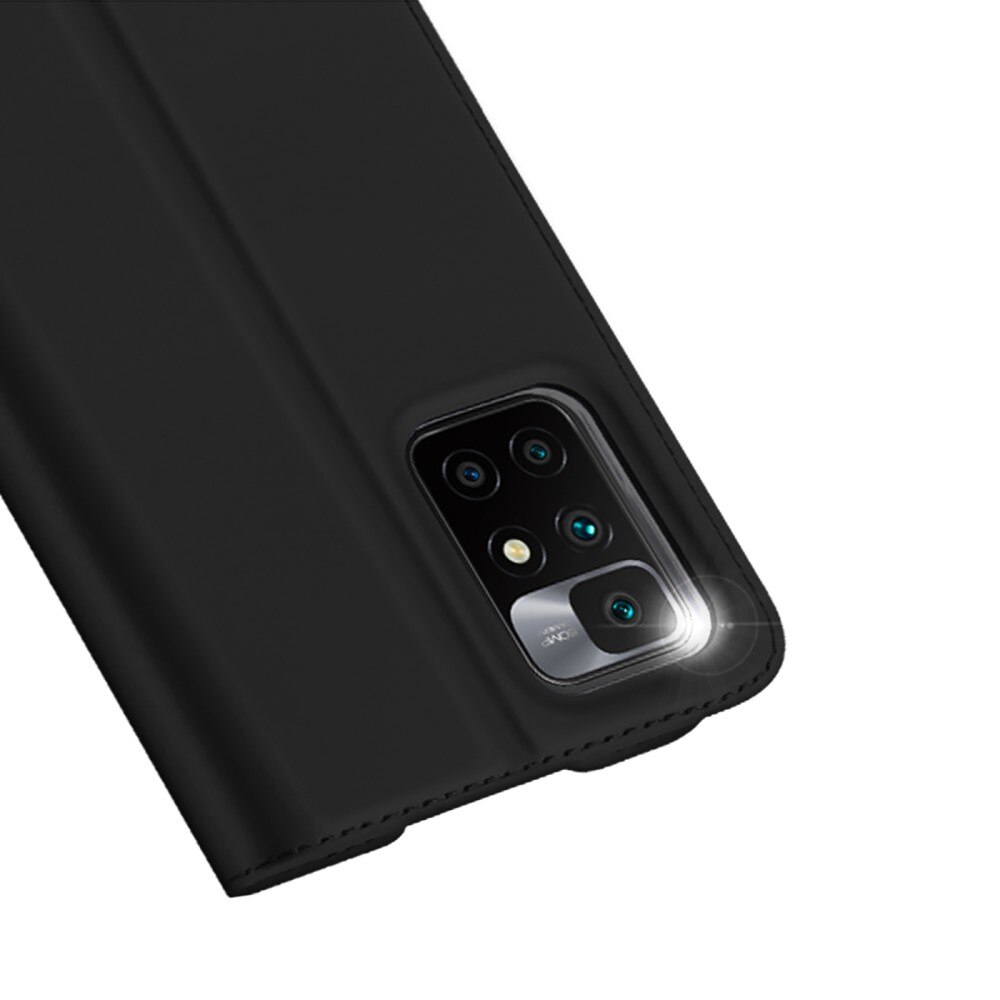 Étui portefeuille Skin Pro Series Xiaomi Redmi 10, Noir