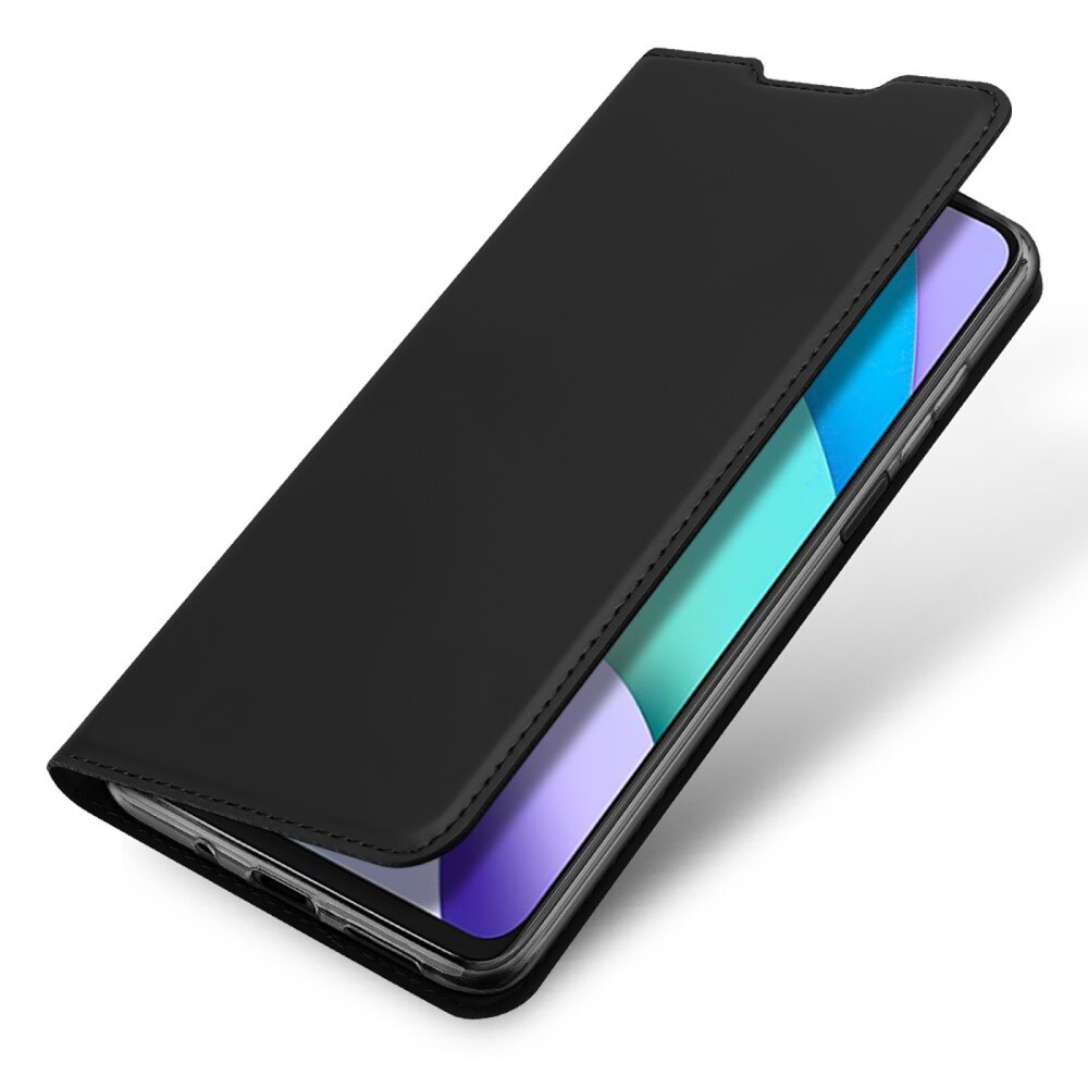 Étui portefeuille Skin Pro Series Xiaomi Redmi 10, Noir