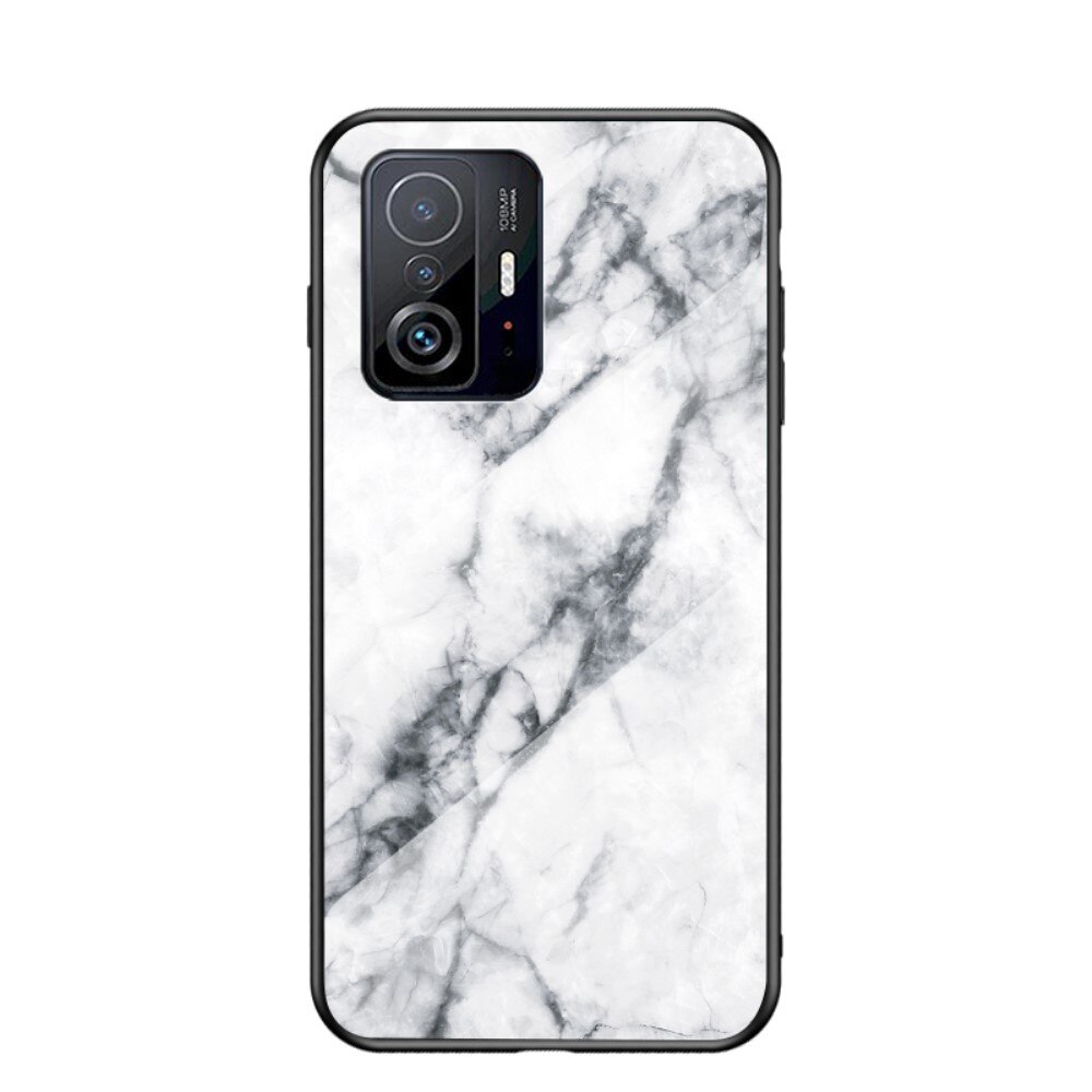 Coque en verre trempé Xiaomi 11T/11T Pro Marbre blanc