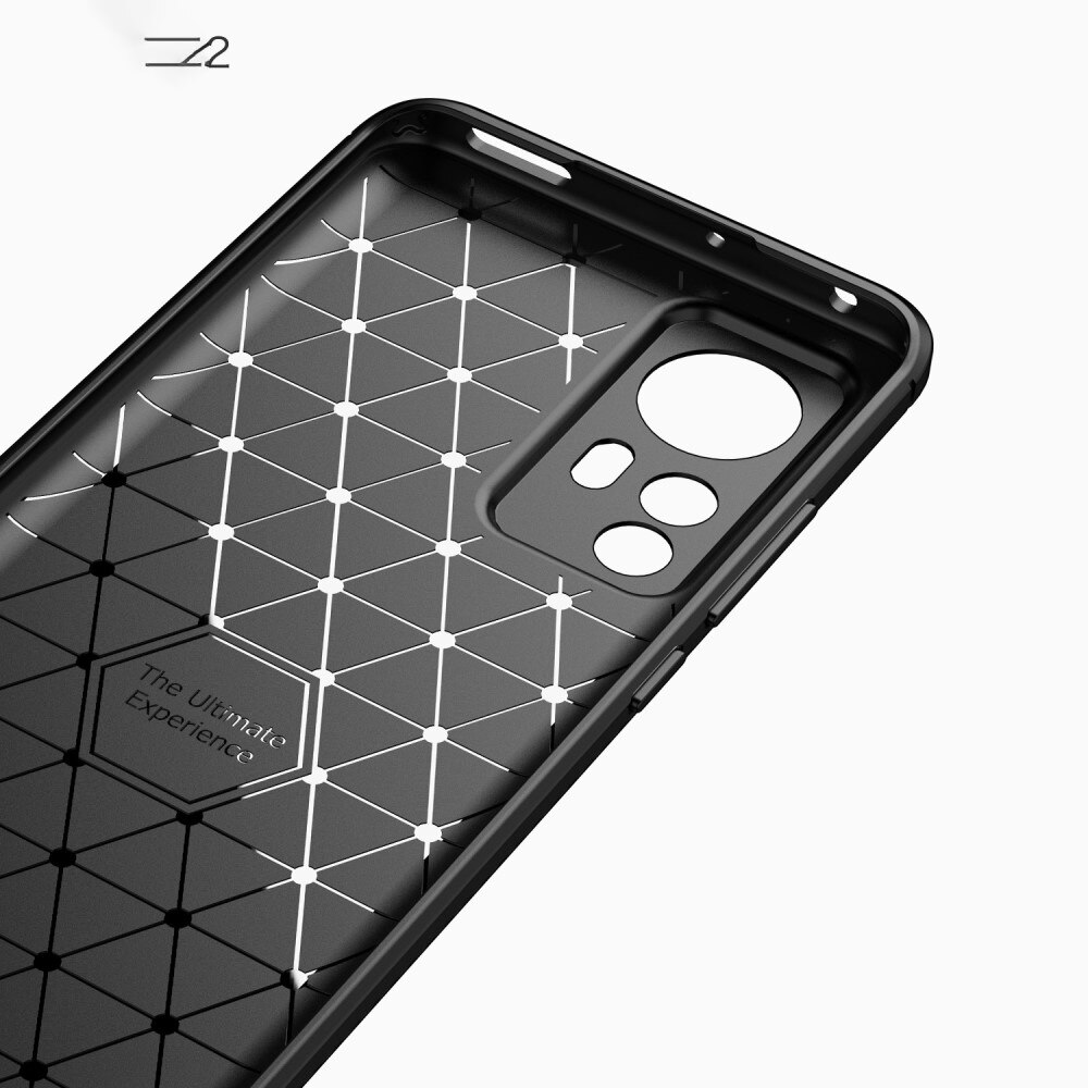 Coque Brushed TPU Case Xiaomi 12 Black