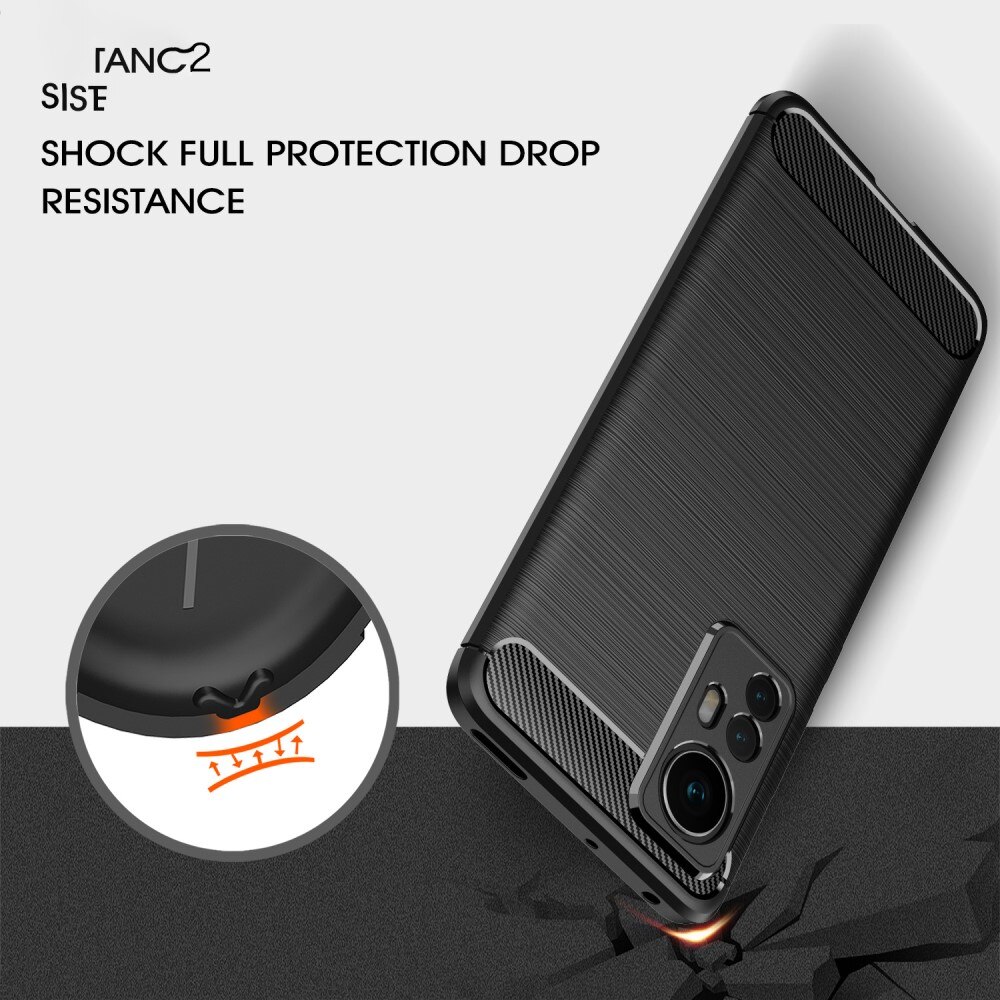 Coque Brushed TPU Case Xiaomi 12 Black