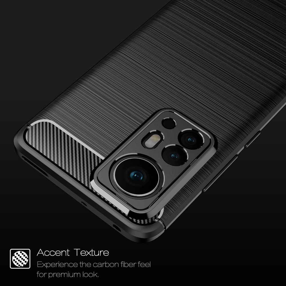 Coque Brushed TPU Case Xiaomi 12 Pro Black