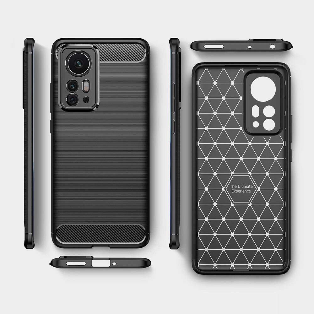 Coque Brushed TPU Case Xiaomi 12 Pro Black