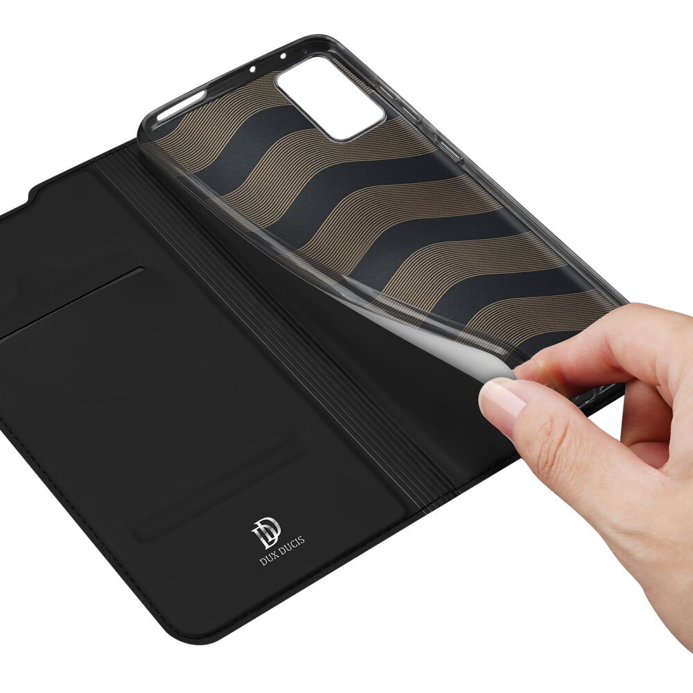 Étui portefeuille Skin Pro Series Xiaomi 12 Pro, Noir