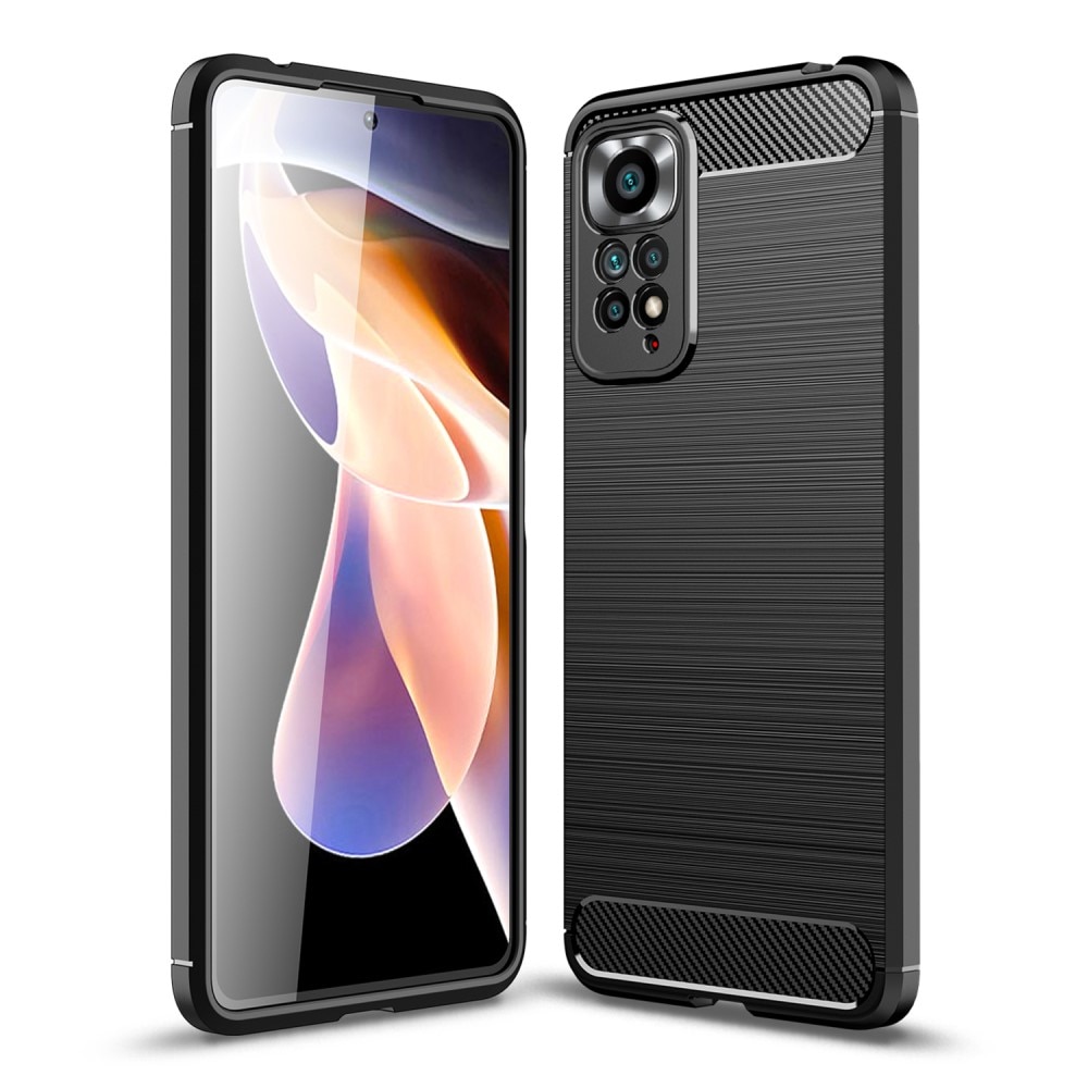 Coque Brushed TPU Case Xiaomi Redmi Note 11 Pro Black