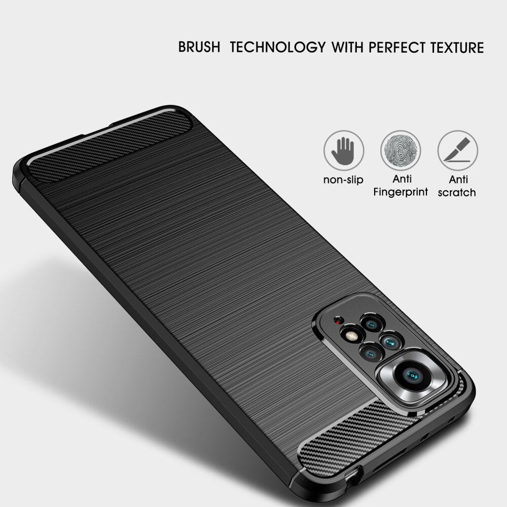 Coque Brushed TPU Case Xiaomi Redmi Note 11 Pro Black