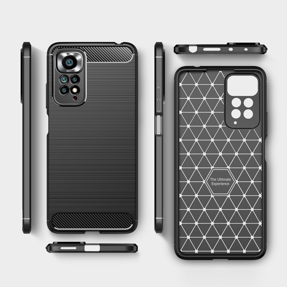 Coque Brushed TPU Case Xiaomi Redmi Note 11 Pro Black