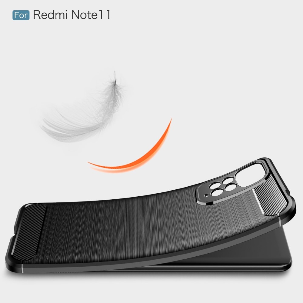 Coque Brushed TPU Case Xiaomi Redmi Note 11 Black