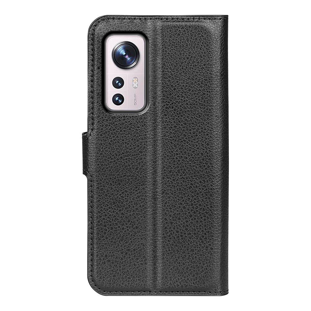 Coque portefeuille Xiaomi 12, Noir