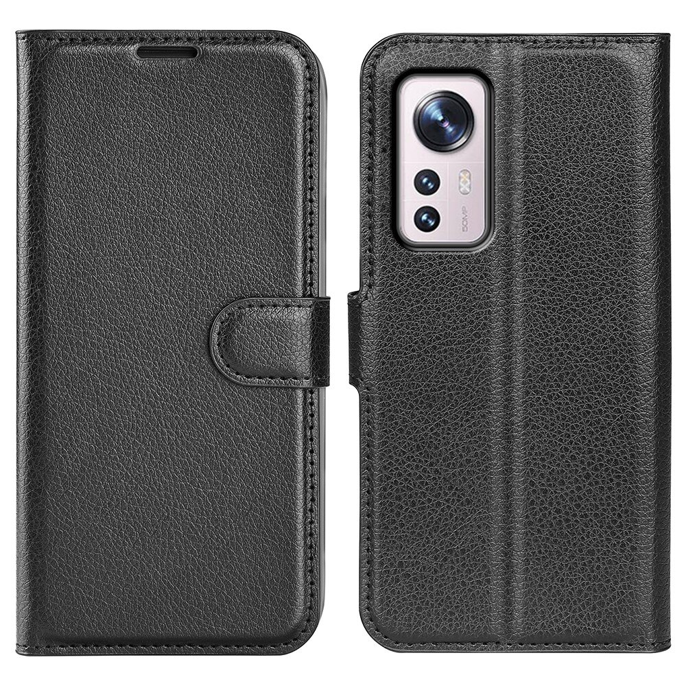 Coque portefeuille Xiaomi 12 Pro Noir