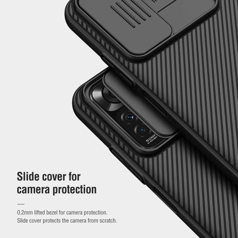 Coque CamShield Xiaomi Redmi Note 11, Noir