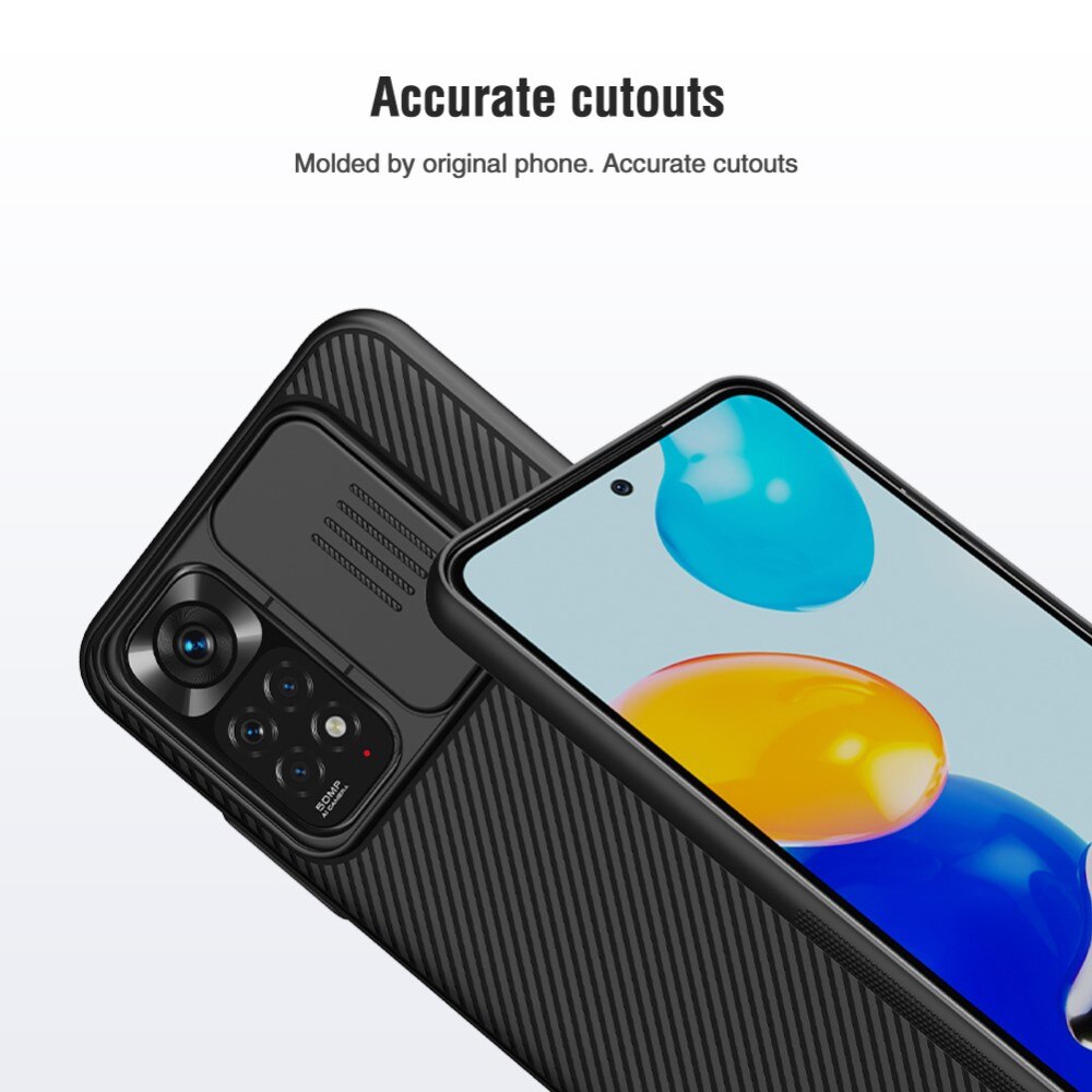 Coque CamShield Xiaomi Redmi Note 11, Noir