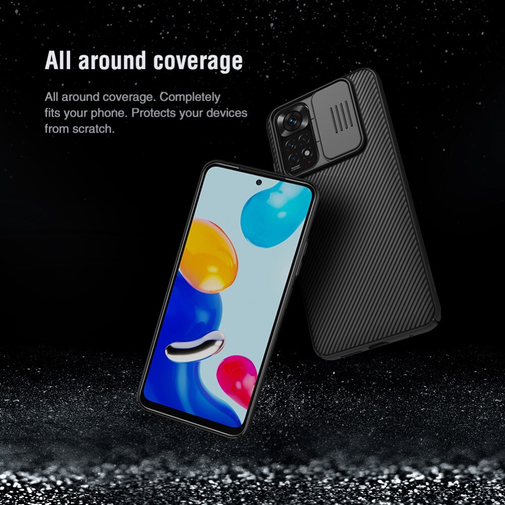 Coque CamShield Xiaomi Redmi Note 11, Noir