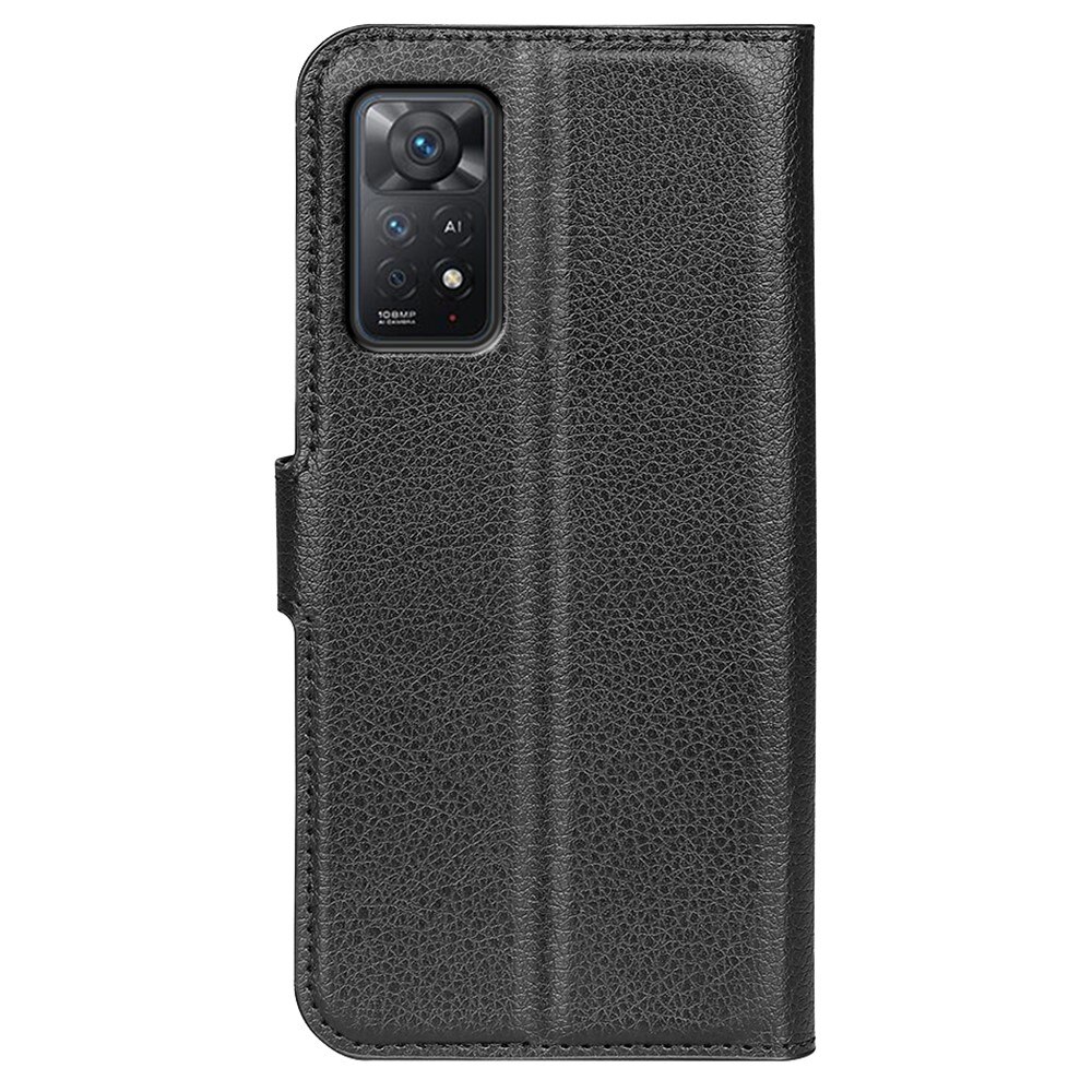 Coque portefeuille Xiaomi Redmi Note 11 Pro, Noir