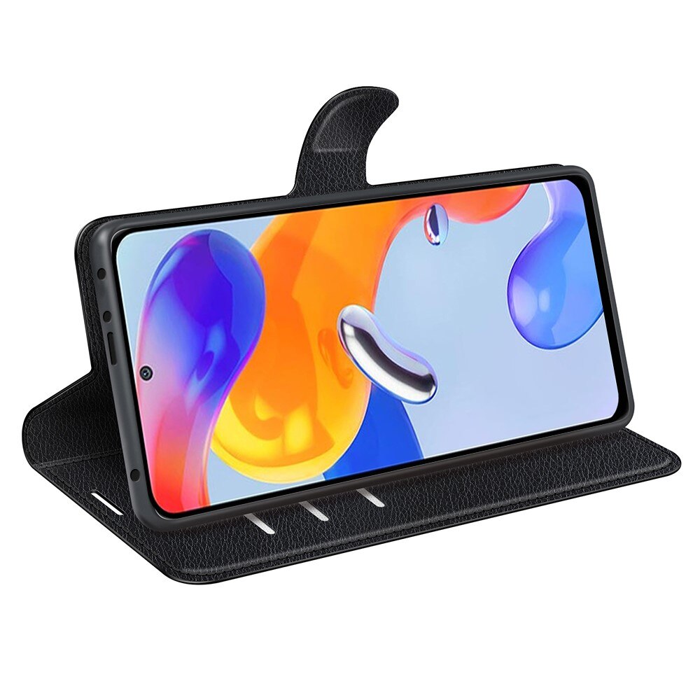 Coque portefeuille Xiaomi Redmi Note 11 Pro, Noir