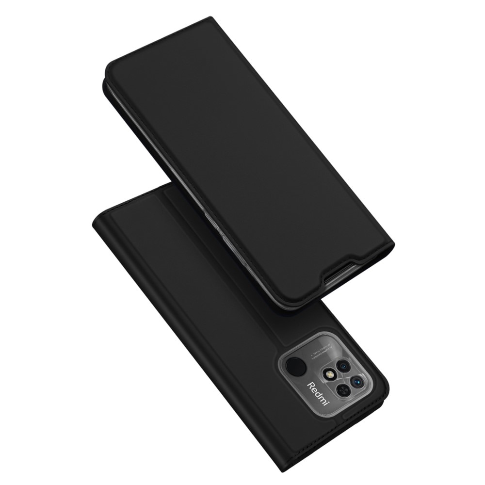 Étui portefeuille Skin Pro Series Xiaomi Redmi 10C Black