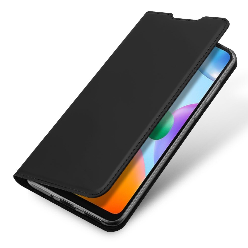 Étui portefeuille Skin Pro Series Xiaomi Redmi 10C Black