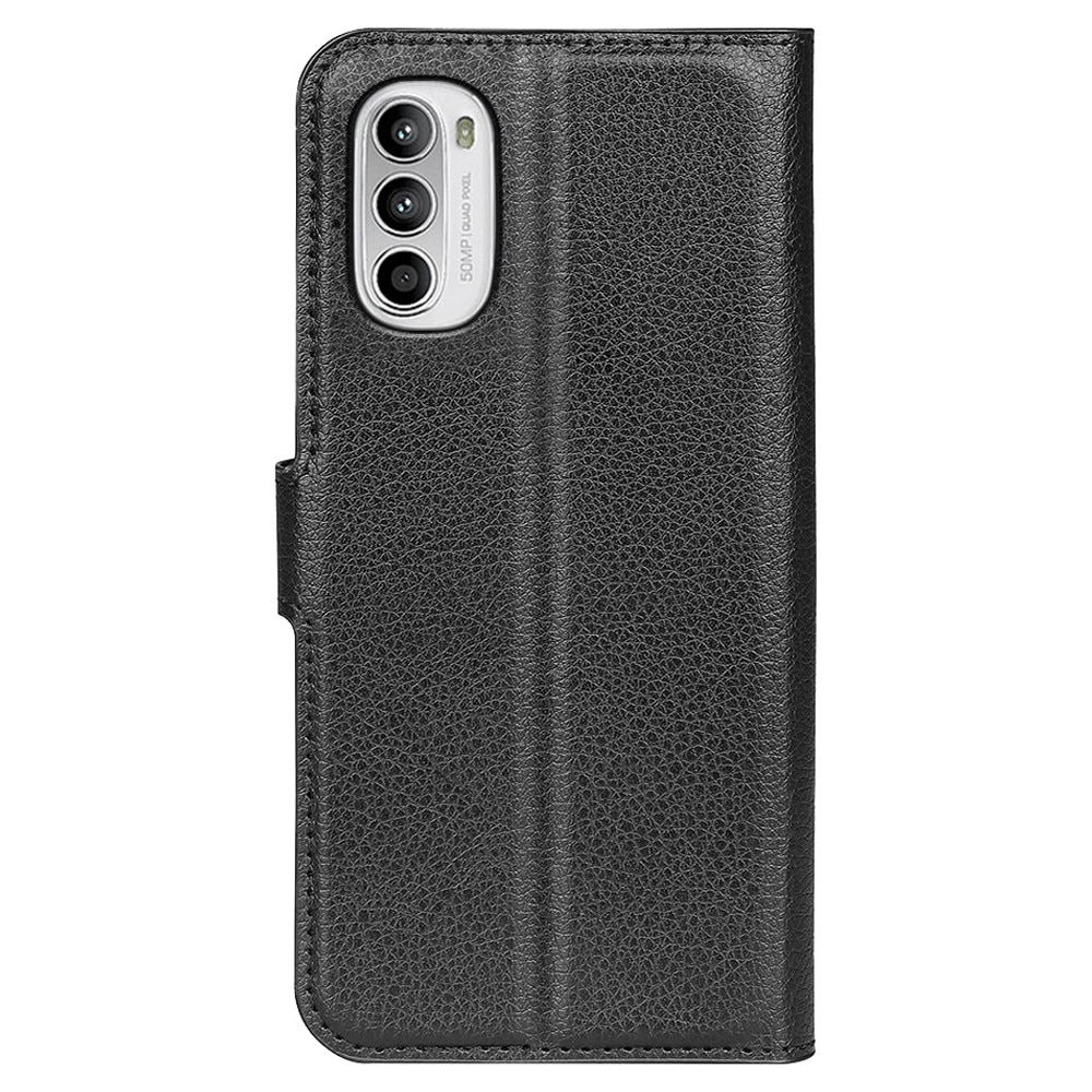 Coque portefeuille Motorola Moto G82/Moto G52, Noir