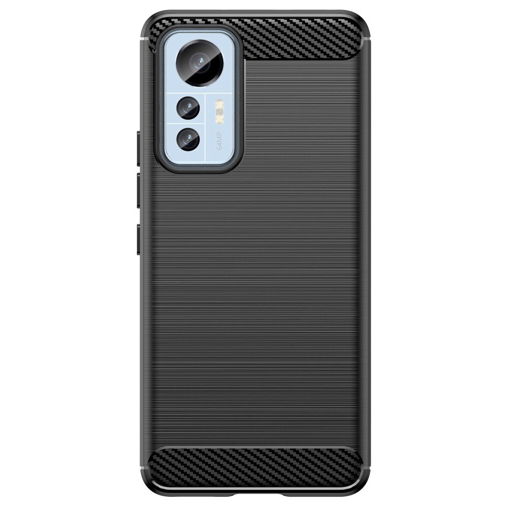 Coque TPU Brushed Xiaomi 12 Lite Black