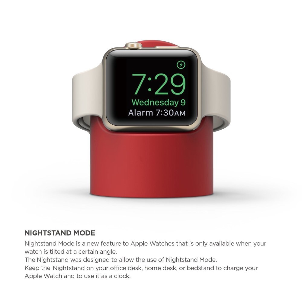 Support de Charge Apple Watch, rouge