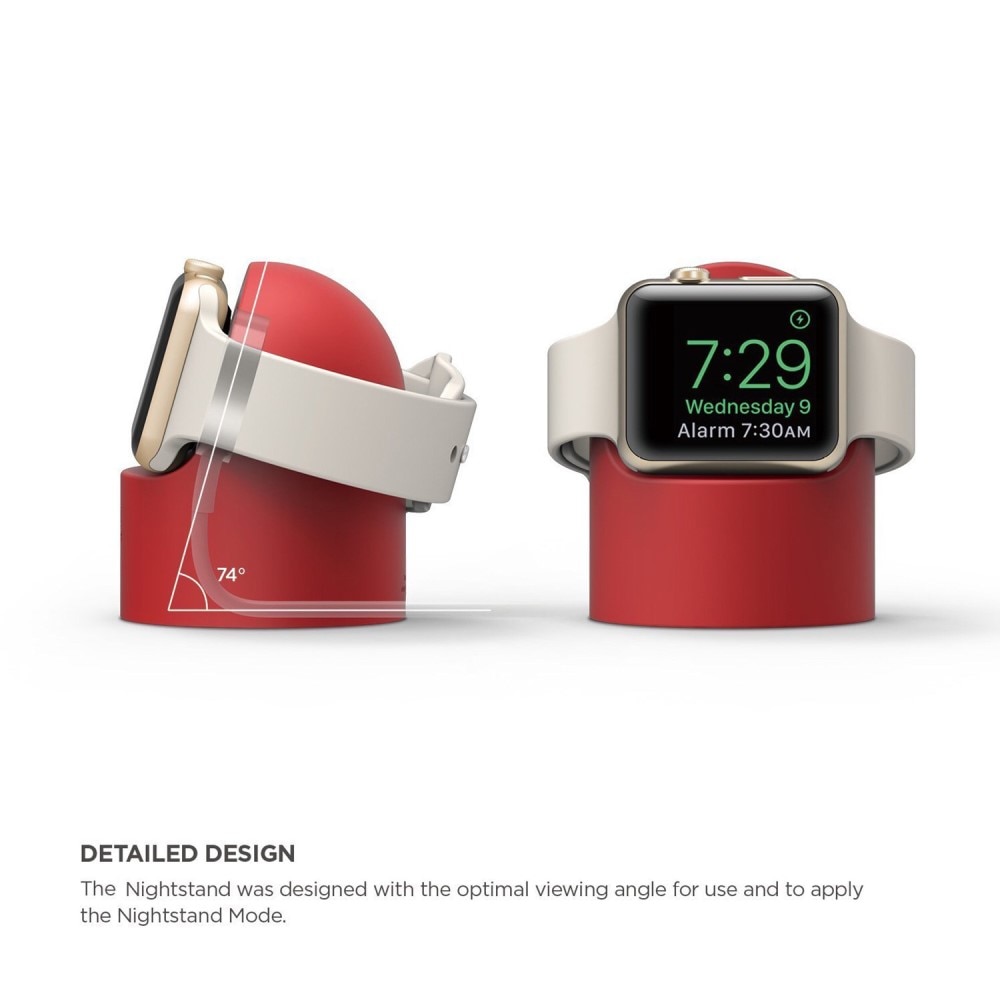 Support de Charge Apple Watch, rouge