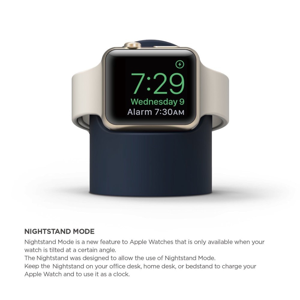 Support de Charge Apple Watch, bleu foncé