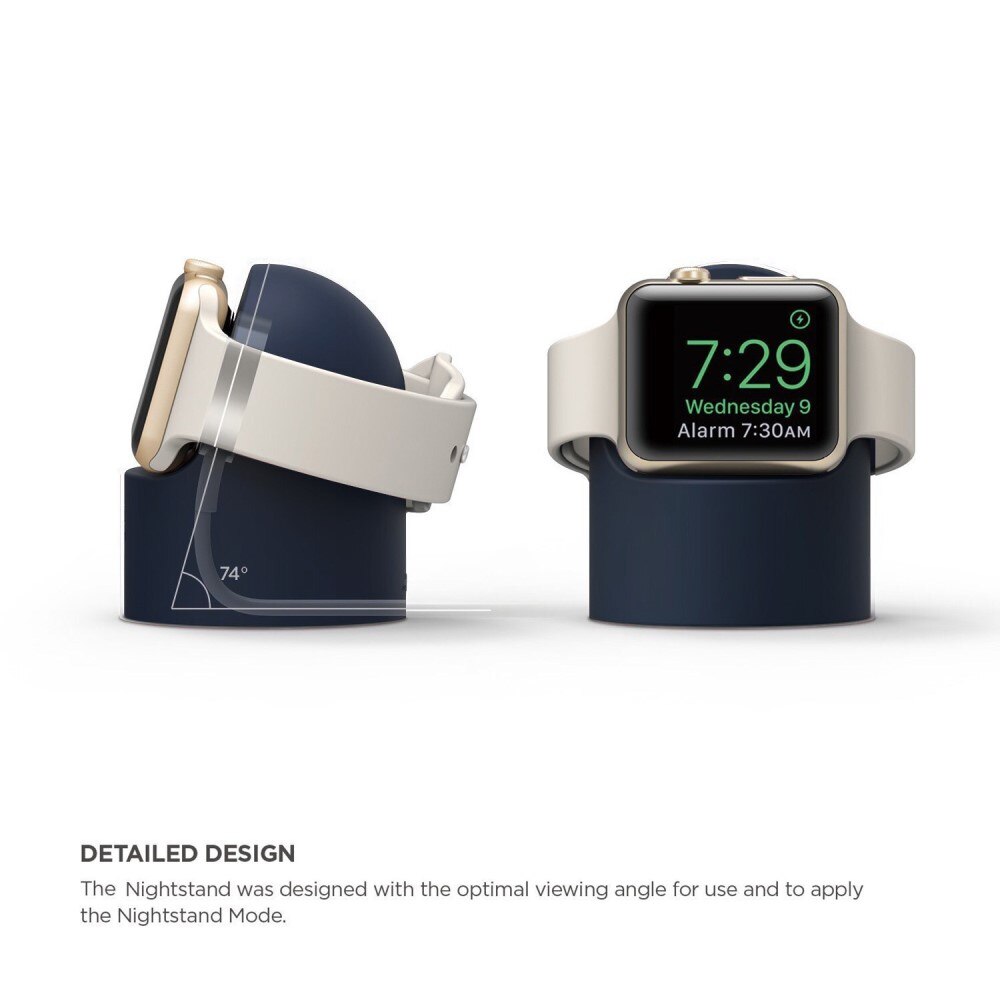 Support de Charge Apple Watch, bleu foncé