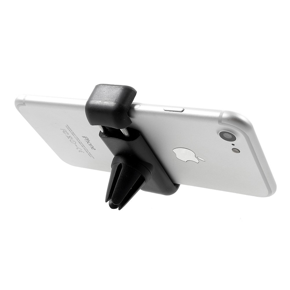 Support pour téléphone voiture à grille d'aératio jusqu'à 6 pouces Noir