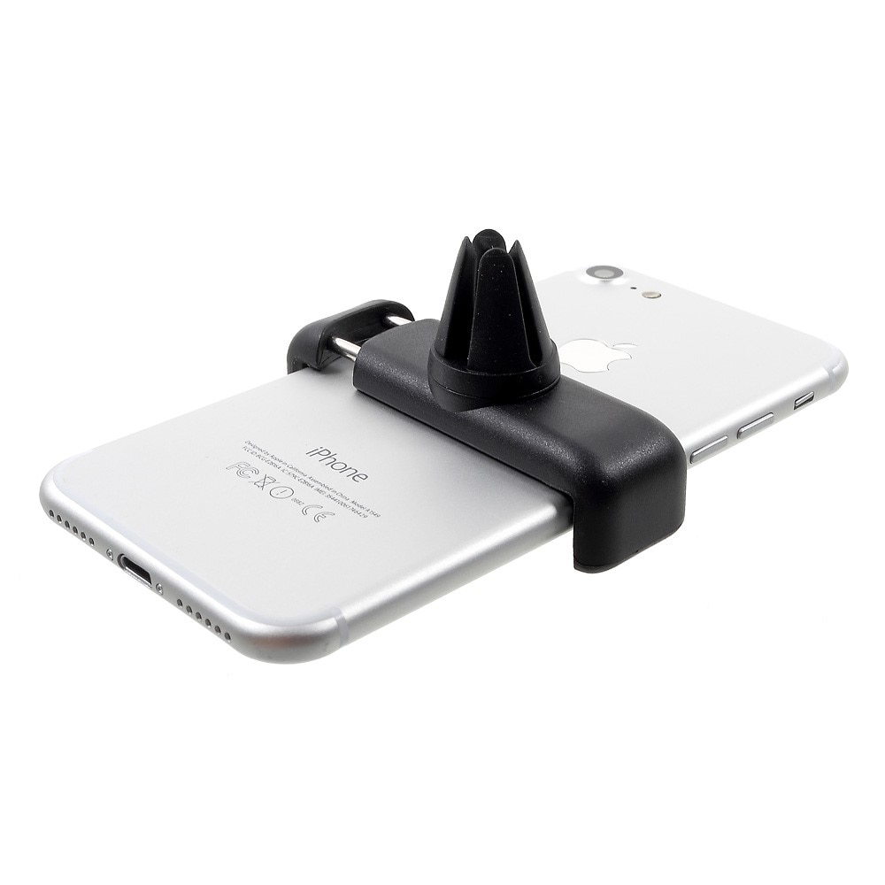 Support pour téléphone voiture à grille d'aératio jusqu'à 6 pouces Noir