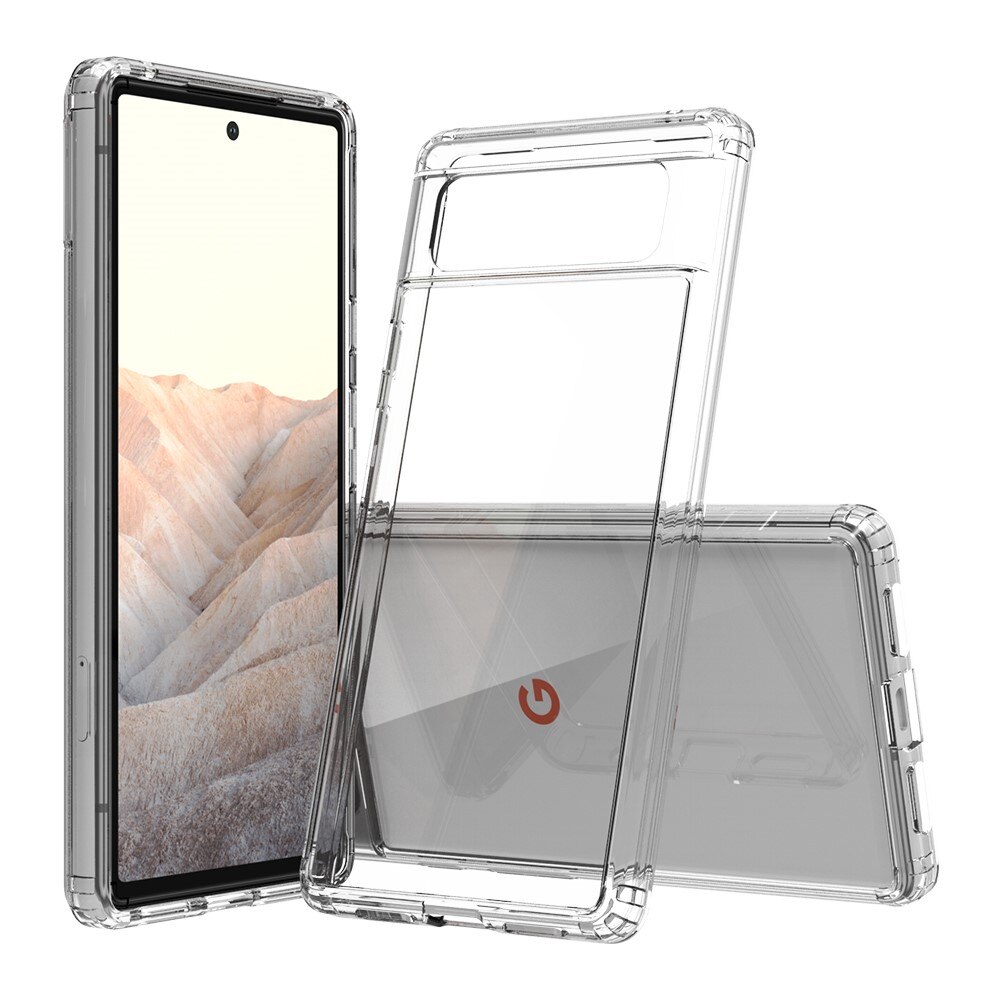 Coque hybride Crystal Hybrid pour Google Pixel 6, transparent