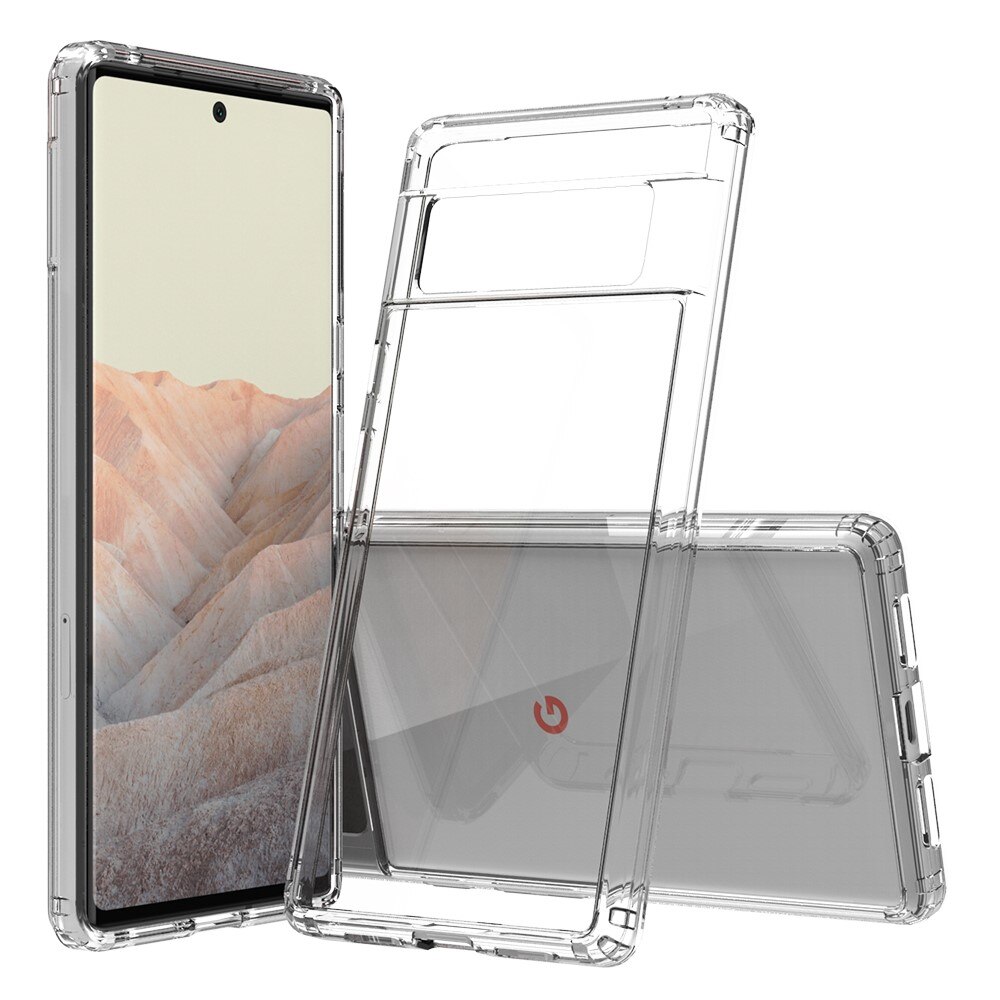 Coque hybride Crystal Hybrid pour Google Pixel 6 Pro, transparent