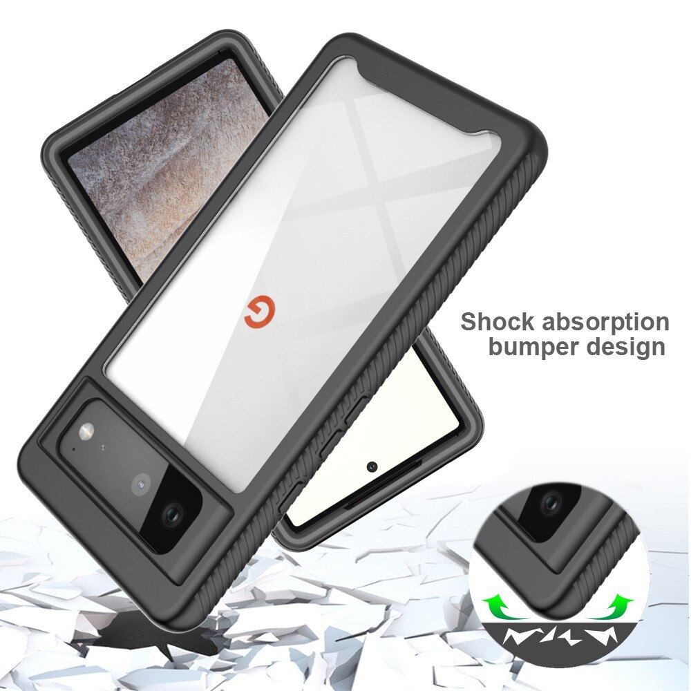 Coque de couverture complète Google Pixel 6, Noir