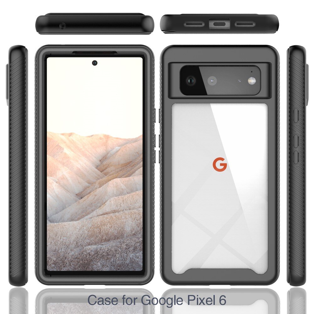 Coque de couverture complète Google Pixel 6, Noir