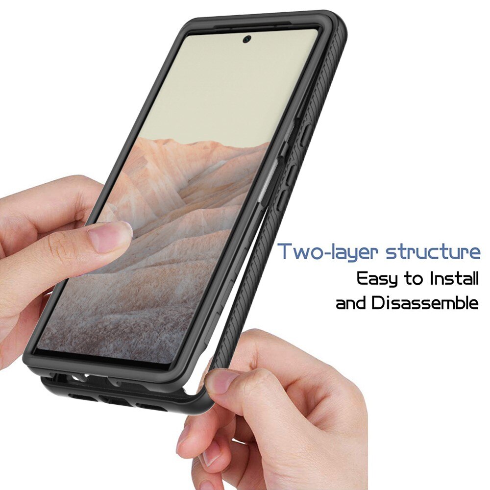 Coque de couverture complète Google Pixel 6 Pro, Noir
